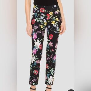 Joseph Ribkoff Floral Pant, Slip On, Size 4
